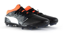Laden Sie das Bild in den Galerie-Viewer, Puma One 18.2 FG Fußballschuhe Nocken Schwarz Coral Soccer Boots EU 44 - Weseli