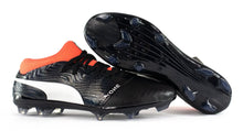 Laden Sie das Bild in den Galerie-Viewer, Puma One 18.2 FG Fußballschuhe Nocken Schwarz Coral Soccer Boots EU 44 - Weseli