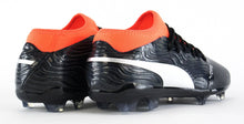 Laden Sie das Bild in den Galerie-Viewer, Puma One 18.2 FG Fußballschuhe Nocken Schwarz Coral Soccer Boots EU 44 - Weseli