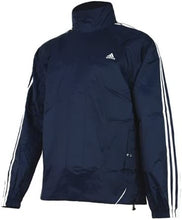 Laden Sie das Bild in den Galerie-Viewer, adidas ESS 3S Herren Regenjacke Blau Gr. L - Weseli