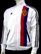 Laden Sie das Bild in den Galerie-Viewer, Adidas FC Basel Herren Trainingsjacke Sweatshirt Sweatjacke Hoodie Weiss XS/S - Weseli