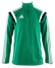 Laden Sie das Bild in den Galerie-Viewer, adidas Herren Langarmshirt Sweatshirt Training Zip Sport Fußball Climacool Grün - Weseli