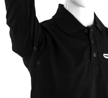 Laden Sie das Bild in den Galerie-Viewer, adidas Herren Poloshirt T-Shirt Langarm ClimaLite Schwarz NBA Gr. S / M - Weseli