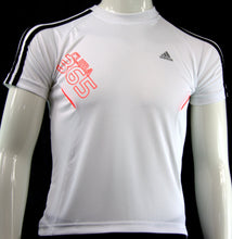 Laden Sie das Bild in den Galerie-Viewer, adidas Junge Kinder T Shirt Sport Lauf Climalite Weiss Orange - Weseli