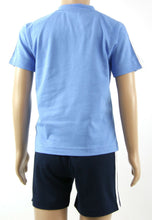 Load image into Gallery viewer, adidas Jungen Kinder Baby Set T Shirt Schorts Blau Gr.68 - Weseli