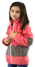 Laden Sie das Bild in den Galerie-Viewer, Adidas Kinder Mädchen Fleecejacke Jacke Sportjacke Sweatshirt Rosa Gr. 128 - Weseli