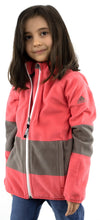 Laden Sie das Bild in den Galerie-Viewer, Adidas Kinder Mädchen Fleecejacke Jacke Sportjacke Sweatshirt Rosa Gr. 128 - Weseli