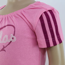 Laden Sie das Bild in den Galerie-Viewer, Adidas Mädchen Kinder T-Schirt Freizeit Rosa 100% Baumwolle 92 | 98 | 104 | 110 | 116 - Weseli