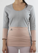Laden Sie das Bild in den Galerie-Viewer, adidas Stella McCartney Lognsleeve 3/4 Ärmel T-Shirt Yoga Pillates Lauf Shirt - Weseli