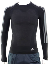 Laden Sie das Bild in den Galerie-Viewer, Adidas TX TF B Herren Laufshirt Longsleeve Funktions Shirt Langarm Schwarz - Weseli