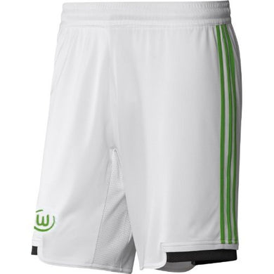 adidas VFL Wolfsburg Kinder Shorts weiß grün Hose Short - Weseli