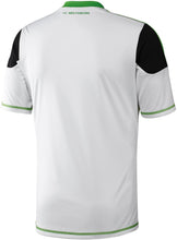 Laden Sie das Bild in den Galerie-Viewer, adidas VFL Wolfsburg Kinder Trikot Away weiß grün Jersey - Weseli