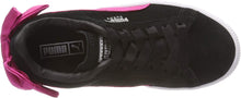 Laden Sie das Bild in den Galerie-Viewer, PUMA Mädchen Suede Bow Ac Ps Sneaker Schwarz Kinder - Weseli