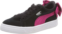 Laden Sie das Bild in den Galerie-Viewer, PUMA Mädchen Suede Bow Ac Ps Sneaker Schwarz Kinder - Weseli