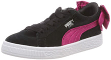 Laden Sie das Bild in den Galerie-Viewer, PUMA Mädchen Suede Bow Ac Ps Sneaker Schwarz Kinder - Weseli