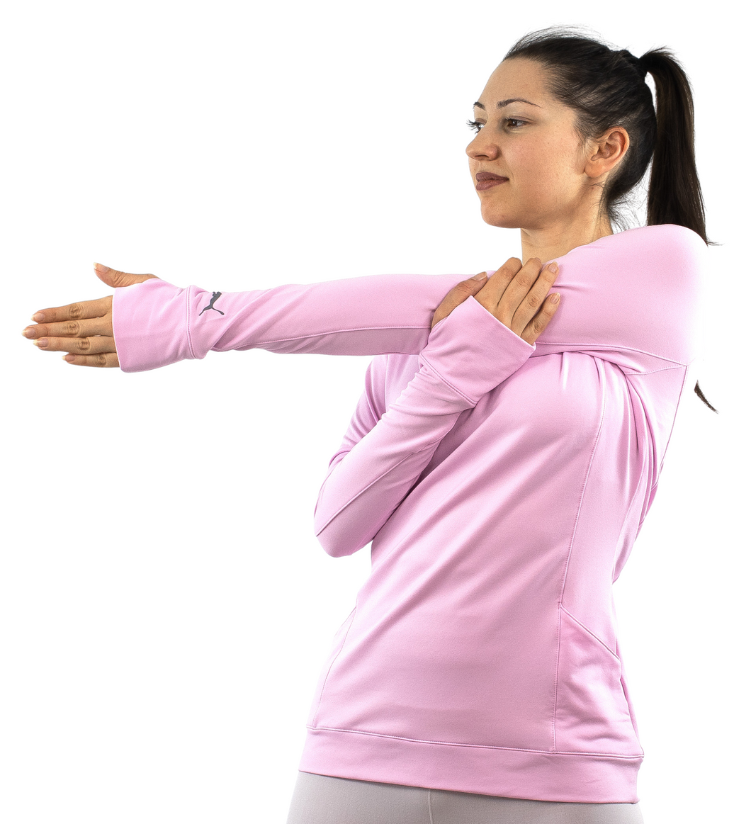 Puma W Tech Crew Damen Golf Shirt Longsleeve Langarm Sport Shirt DRYCELL
