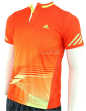 Laden Sie das Bild in den Galerie-Viewer, adidas B adizero ThemPo Kinder Jungen Tennis T-Shirt Polo Shirt Orange Gelb - Weseli
