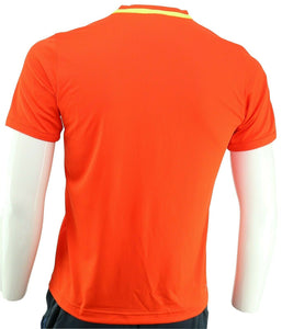 adidas B adizero ThemPo Kinder Jungen Tennis T-Shirt Polo Shirt Orange Gelb - Weseli