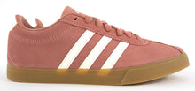 Laden Sie das Bild in den Galerie-Viewer, adidas Courtset Damen Sneaker Sportschuhe Tennis Leder Rosa + Schnürsenkel-Weiß - Weseli
