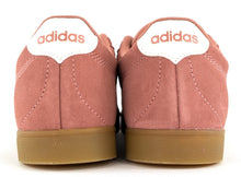 Laden Sie das Bild in den Galerie-Viewer, adidas Courtset Damen Sneaker Sportschuhe Tennis Leder Rosa + Schnürsenkel-Weiß - Weseli
