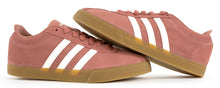 Laden Sie das Bild in den Galerie-Viewer, adidas Courtset Damen Sneaker Sportschuhe Tennis Leder Rosa + Schnürsenkel-Weiß - Weseli
