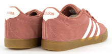 Laden Sie das Bild in den Galerie-Viewer, adidas Courtset Damen Sneaker Sportschuhe Tennis Leder Rosa + Schnürsenkel-Weiß - Weseli
