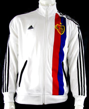 Laden Sie das Bild in den Galerie-Viewer, Adidas FC Basel Herren Trainingsjacke Sweatshirt Sweatjacke Hoodie Weiss XS/S - Weseli
