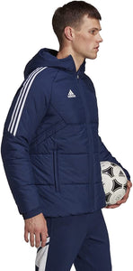 adidas Herren Con22 Wint Jkt Jacke Winter Blau Kapuze Gr. L - Weseli