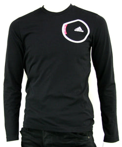 Adidas Herren Langarm Funktionsshirt Tech LS Sirts Schwarz Lila - Weseli