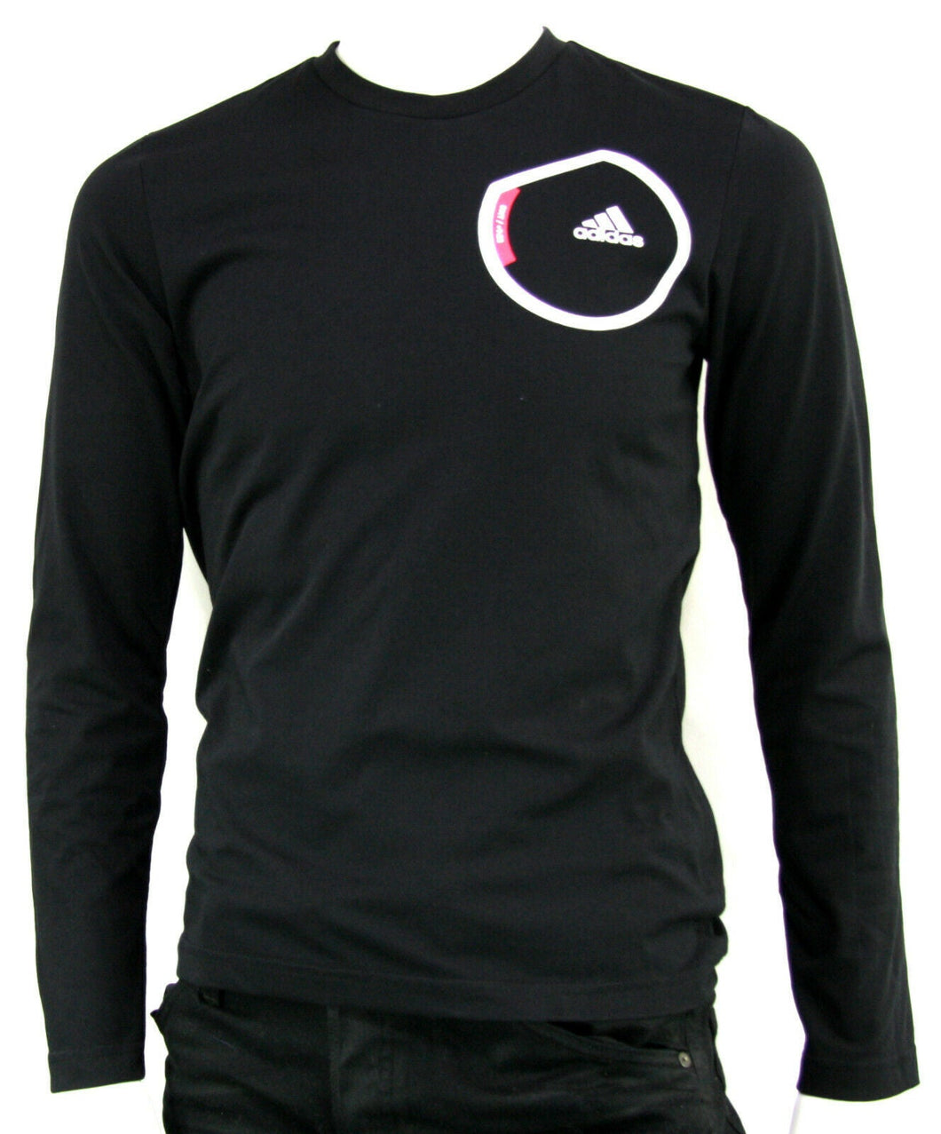 Adidas Herren Langarm Funktionsshirt Tech LS Sirts Schwarz Lila - Weseli