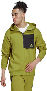 adidas Herren M D4DGMDY WC HD Sweatshirt Hoodie Half-Zip olipul Gr. M - Weseli