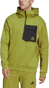 adidas Herren M D4DGMDY WC HD Sweatshirt Hoodie Half-Zip olipul Gr. M - Weseli