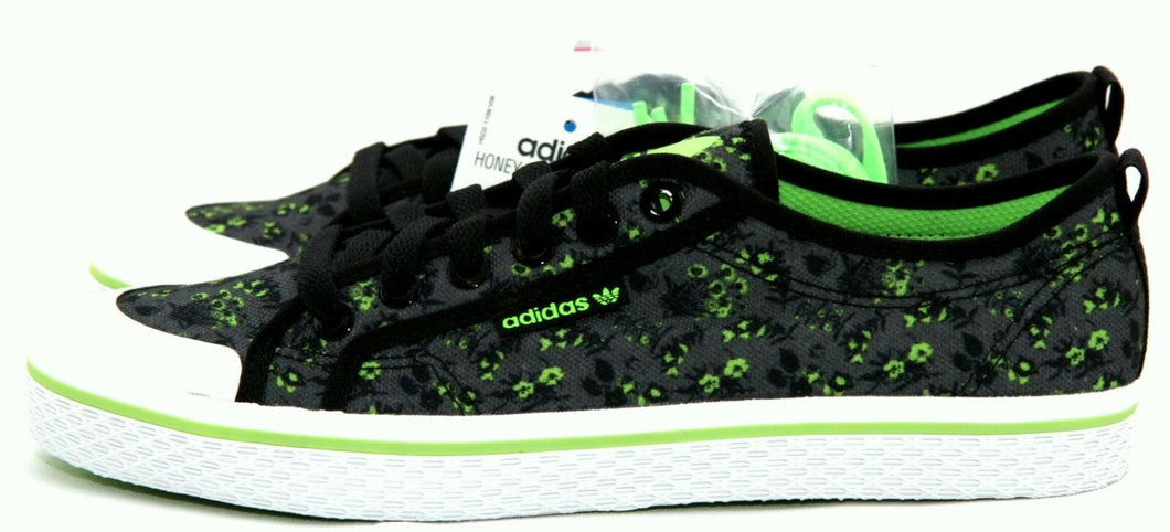 Adidas Honey Trefoil Low W Damen Sportschuhe Sneakers Stoffschuhe Grün - Weseli