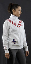 Laden Sie das Bild in den Galerie-Viewer, Adidas Originals Damen Sportjacke Trainingsjacke Weiss Rot Kansas Gr. S / M / L - Weseli
