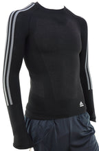 Laden Sie das Bild in den Galerie-Viewer, Adidas TX TF B Herren Laufshirt Longsleeve Funktions Shirt Langarm Schwarz - Weseli

