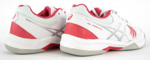 Laden Sie das Bild in den Galerie-Viewer, Asics Gel-Dedicate 5 Indoor Damen Tennisschuhe Hallenschuhe Weiss Rosa - Weseli
