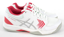 Laden Sie das Bild in den Galerie-Viewer, Asics Gel-Dedicate 5 Indoor Damen Tennisschuhe Hallenschuhe Weiss Rosa - Weseli
