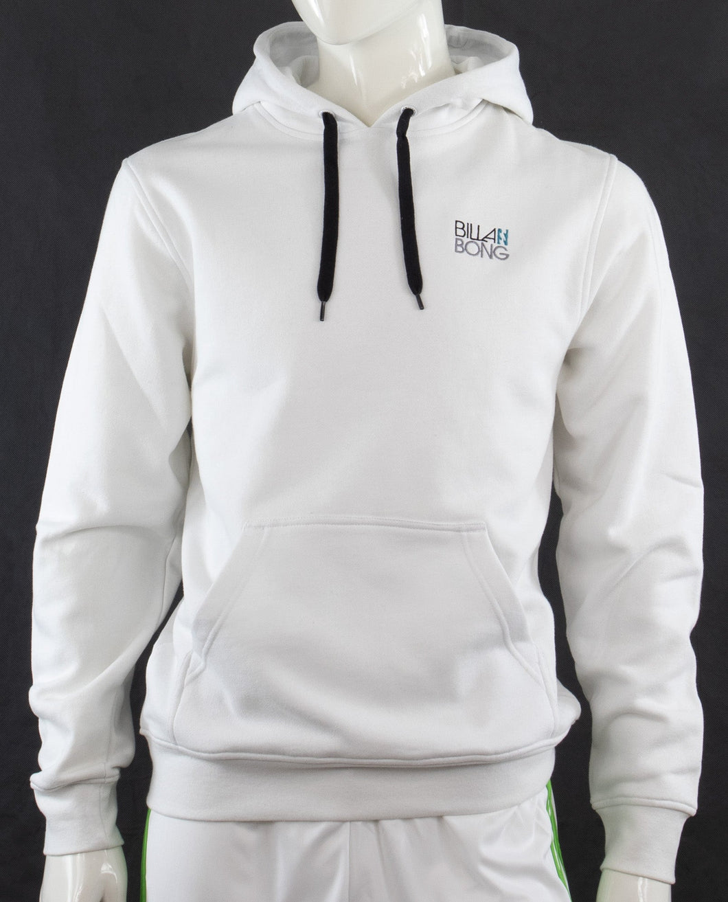 Billabong Herren Hoodie Sweatshirt Pullover Kapuzenpullove Logo Weiss Gr. S - Weseli