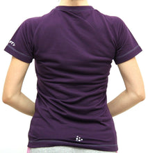 Load image into Gallery viewer, Craft Damen T-Schirt AR Training Tee W Sport Fitness Lauf Shirt Lila Gr. S - Weseli
