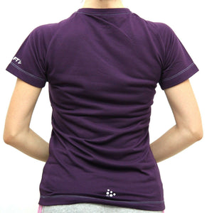 Craft Damen T-Schirt AR Training Tee W Sport Fitness Lauf Shirt Lila Gr. S - Weseli