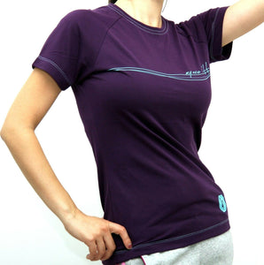 Craft Damen T-Schirt AR Training Tee W Sport Fitness Lauf Shirt Lila Gr. S - Weseli