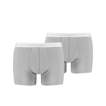 Laden Sie das Bild in den Galerie-Viewer, Head Herren Basic-2P BOXER SHORTS 2er Pack S Grau / Blau - Weseli
