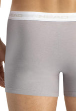 Laden Sie das Bild in den Galerie-Viewer, Head Herren Basic-2P BOXER SHORTS 2er Pack S Grau / Blau - Weseli
