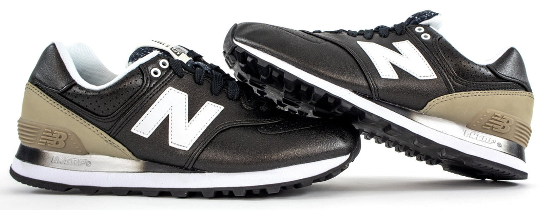 New Balance 574 Damenschuhe Sneaker Turnschuhe Halbschuhe Schuhe Schwarz - Weseli