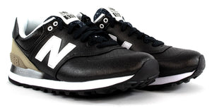 New Balance 574 Damenschuhe Sneaker Turnschuhe Halbschuhe Schuhe Schwarz - Weseli