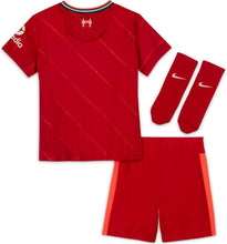 Laden Sie das Bild in den Galerie-Viewer, Nike Liverpool FC Home Unisex Kinder Baby Set 20/21 Home Minikit Rot - Weseli
