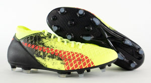 PUMA FUTURE 18.4 FG/AG Herren Fußballschuhe Nocken Soccer Grün Gr. 42,5 UK 8,5 - Weseli
