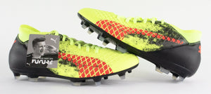 PUMA FUTURE 18.4 FG/AG Herren Fußballschuhe Nocken Soccer Grün Gr. 42,5 UK 8,5 - Weseli