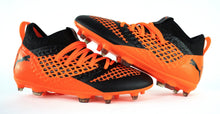 Laden Sie das Bild in den Galerie-Viewer, Puma FutureE 2.3 Netfit FG/AG Fußballschuhe Nocken Orange Schwarz EU 45 - Weseli
