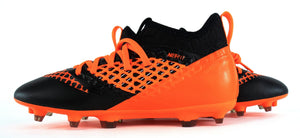 Puma FutureE 2.3 Netfit FG/AG Fußballschuhe Nocken Orange Schwarz EU 45 - Weseli
